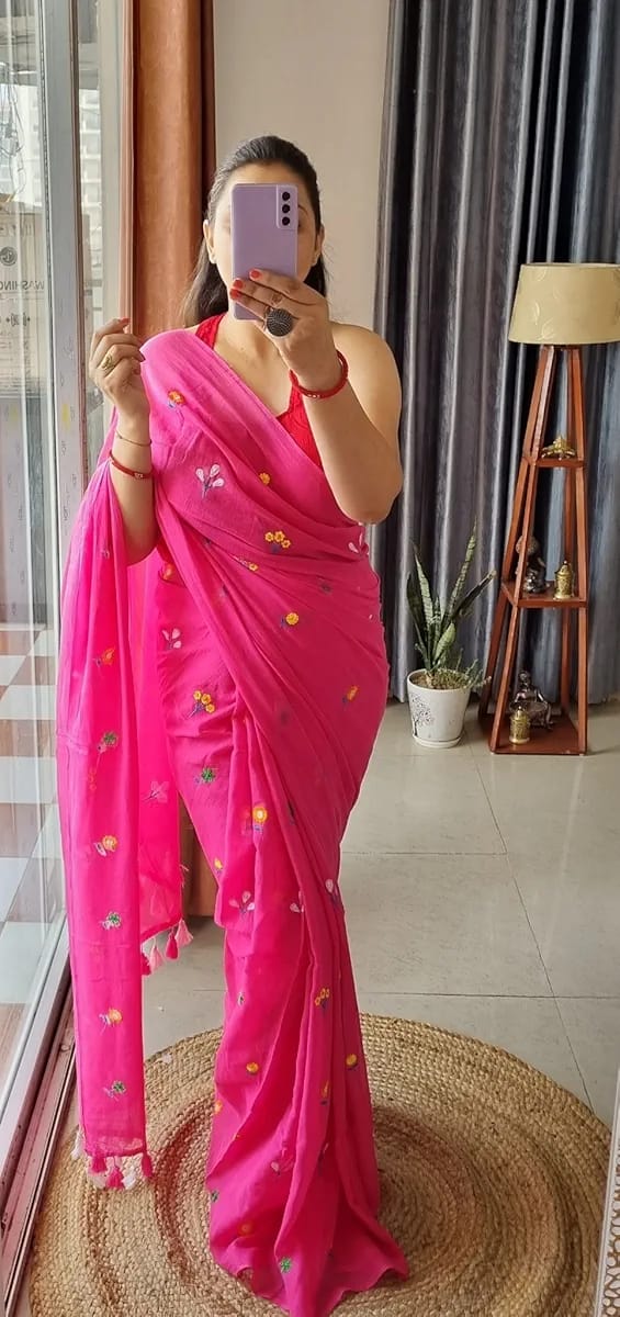 Khadi Cotton Saree-5