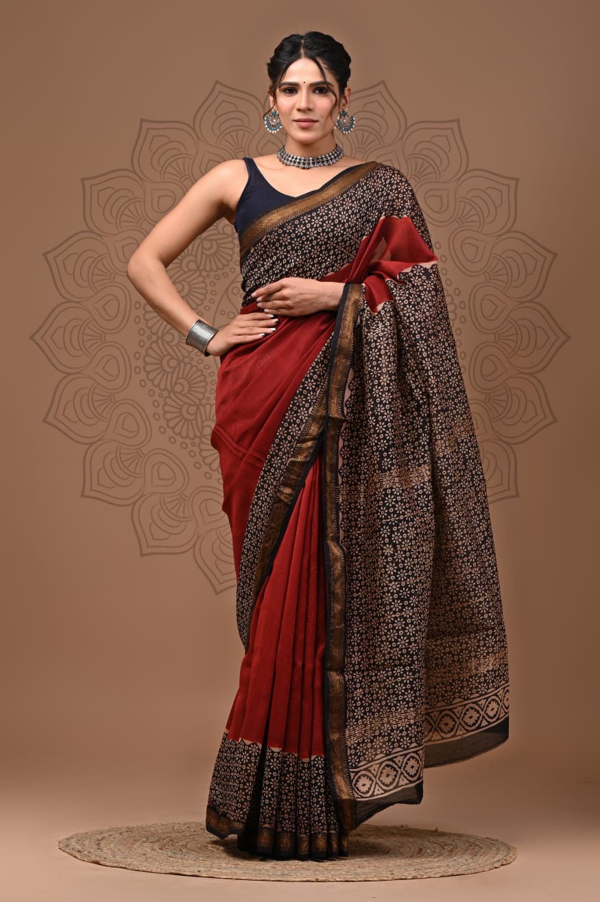 Maheshwari Silk Saree-03