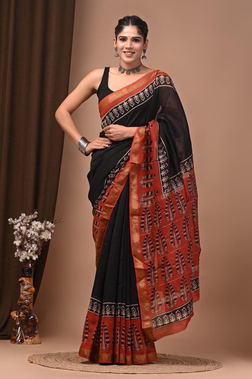 Maheshwari Silk Saree-26